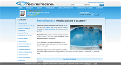 Desktop Screenshot of piscinepiscine.it